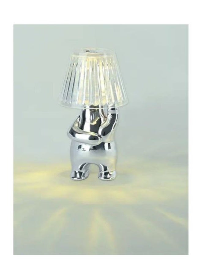 هذه الأباجورة تجمع بين الفن المعاصر واللمسة الطفولية الأنيقة(ضغيره الحجم)